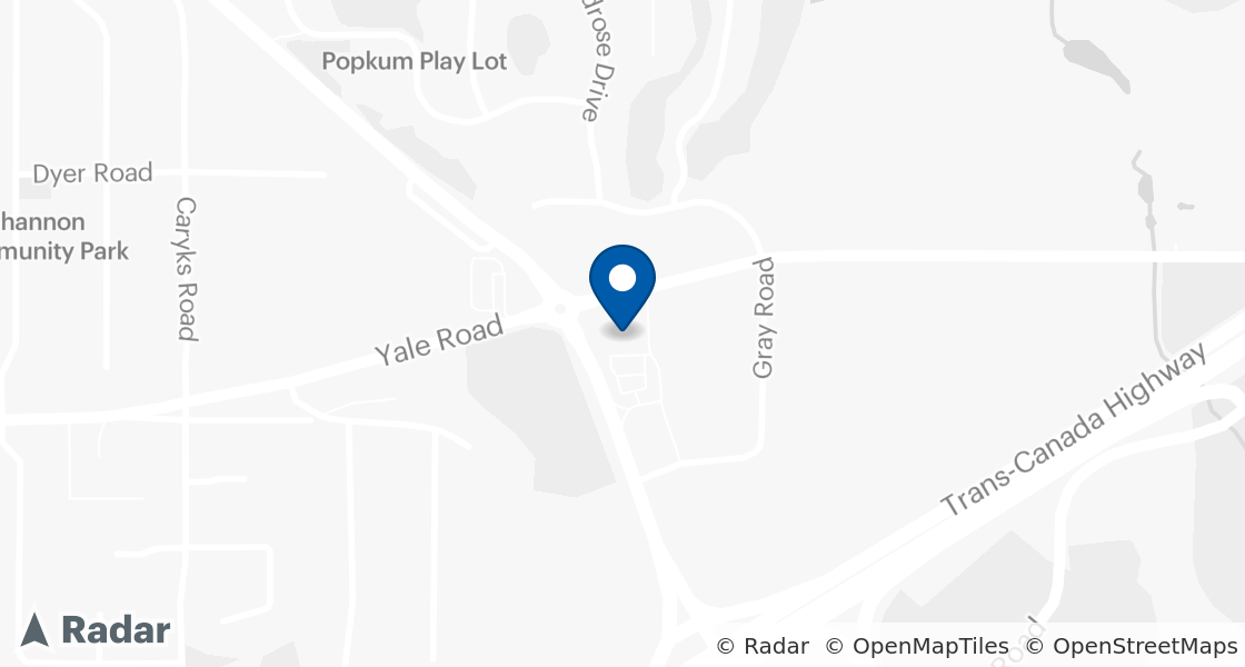 Map of Dairy Queen Location:: 52964 Yale Road, Rosedale, BC, V0X 1X1